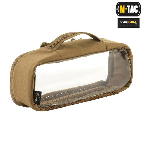 M-Tac – Elite Medium Clear Pouch – Medium - Coyote - 10147005-M