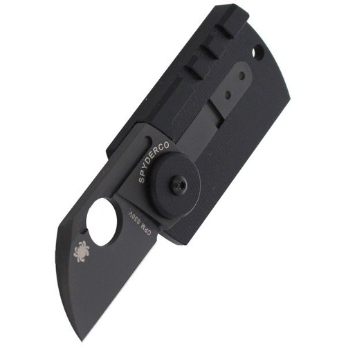Spyderco - Dog Tag Folder CF/G-10 Laminat Schwarz Messer - C188CFBBKP