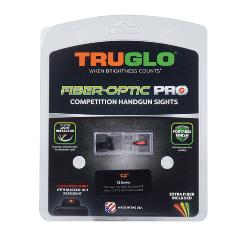 TruGlo - Fiberglasvisier Fiber-Optic Pro - CZ 75 - TG132CZ