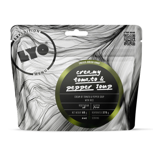LyoFood - Gefriergetrocknete Ration Lyo Expedition - Cremige Tomatensuppe - 370 g