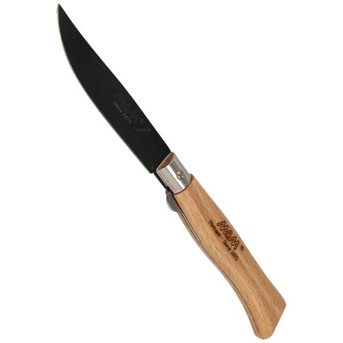 MAM - Klappmesser Black Titanium, Buchenholz 83 mm - 2085