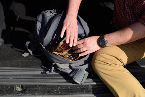 Helikon - Klettverschluss-Paneel Einsatz MOLLE Adapter 2 - Cordura - Shadow Grey - IN-MA2-CD-35