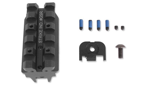 Strike Industries - Rear Sight Mount Schiene - G17/18 - Schwarz - SI-GSR