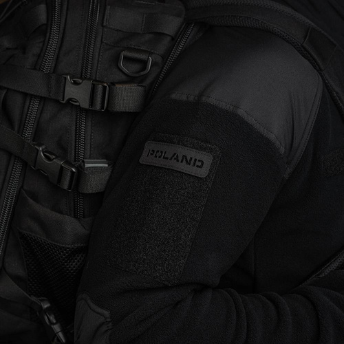 M-Tac - Aufnäher Polen 25x80 - Laserschnitt - Schwarz/Weiß - 51001002.