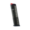 ETS - Polymer Magazin für Glock 43 - 9x19 mm - 12 Schuss - Carbon Smoke Serie - SMK-GLK-43-12