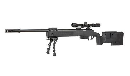 Specna Arms - SA-S03 CORE™ Scharfschützengewehr Replik mit Zielfernrohr und Zweibein - Schwarz