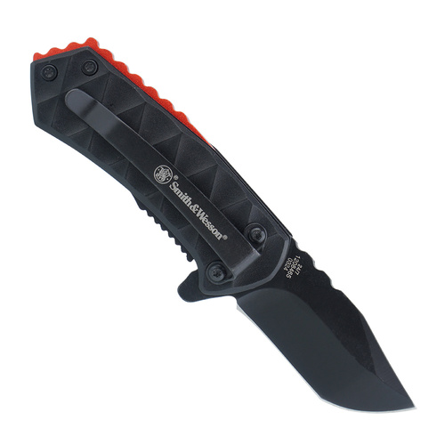 Smith&Wesson - Klappmesser 24/7 - 8Cr13MoV - Clip Point - Schwarz - 1208417