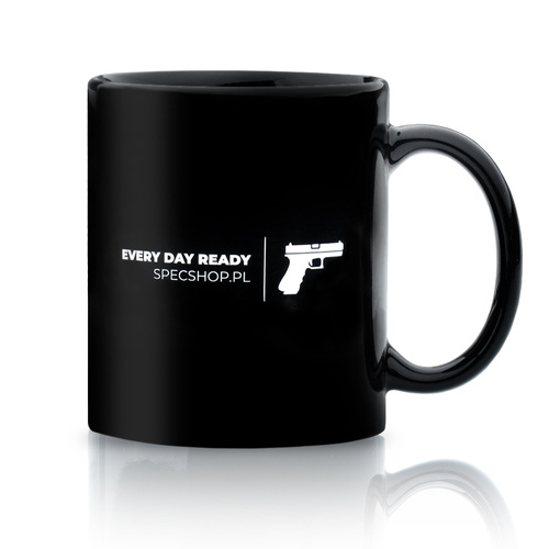 SpecShop.pl - Keramischer Becher - 300 ml - Schwarz