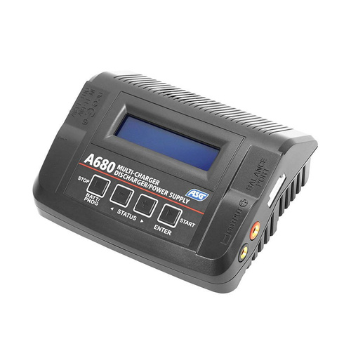 ASG - A680 Ladegerät - LiPo, Li-ion, LiFe, LiHV, NiCd, NiMH, PB - 19429