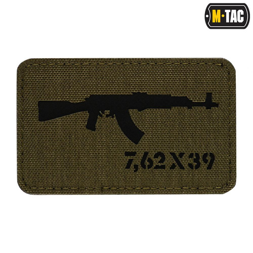 M-Tac - AKM 7,62 x 39 Lasergeschnittener Aufnäher - Ranger Green/Schwarz - 51110232
