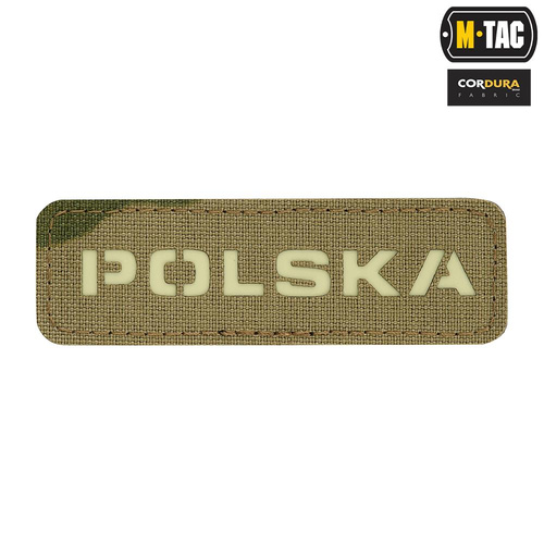 M-Tac - Aufnäher Polen 25x80 - Laserschnitt fluoreszierend - MultiCam / Fluo - 51004208