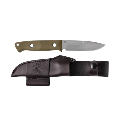 Benchmade - Überlebensmesser 163-1 Bushcrafter - CPM-S30V - Grün - 163-1