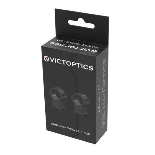 Victoptics - Zweiteilige Zielfernrohrmontage - Hoch - 30 mm - Schwarz - VIMW-13