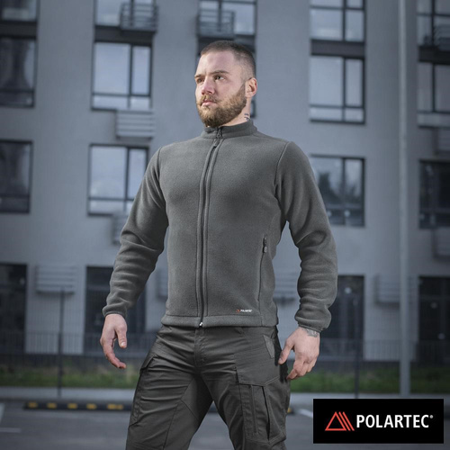 M-Tac - Militär Fleece Nord Polartec - Ciemnoszary - 20467012