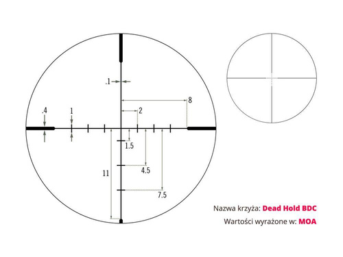 Vortex Optics - Zielfernrohr Crossfire II 6-24x50 - 30 mm - AO BDC - CF2-31045