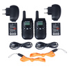 BaoFeng - Walkie Talkies PMR BF-T6 Panda - 0,5 W - Schwarz - 2 Stk.