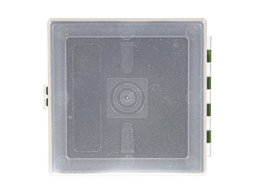 Megaline - Transportbox - 11x11x3,5 cm - Orange-transparent - 607/0002GT