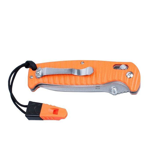 Ganzo - Klappmesser G7412P-OR-WS mit Pfeife - 440C - Orange - G7412P-OR-WS