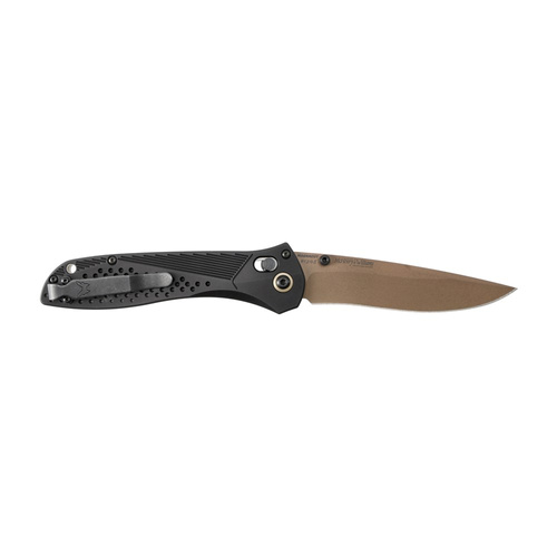 Benchmade - Taktisches Klappmesser Seven Ten - CPM MagnaCut - Schwarz/Flat Dark Earth - 710FE-2401