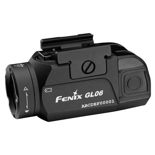 Fenix - GL06 Taktische Pistolen-Taschenlampe - 600 lm - Picatinny/Glock - Schwarz - GL06