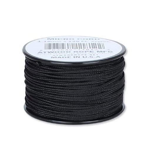 Atwood Rope MFG - Micro Cord - 1,18 mm - Schwarz - Spule 125ft