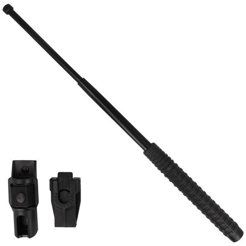 ESP - Gehärteter erweiterbarer Schlagstock mit Halter - 21" - Extra Grip Griff - Schwarz - ExB-21H BLK BH-54
