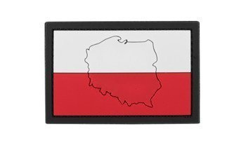 101 Inc. - 3D Emblem - Polen mit Kontur - 444130-7173
