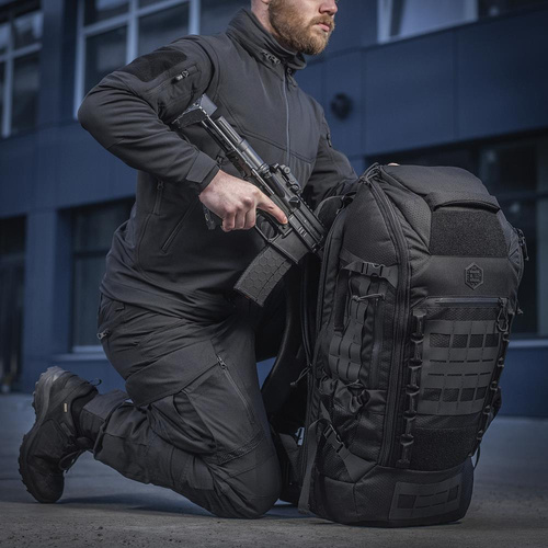 M-Tac - Militärrucksack Elite Hex - Groß - Schwarz - 10217002