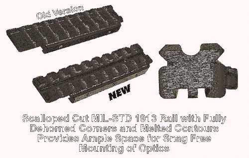 Leapers - Adapter Montageschiene 11 mm Dovetail / 22 mm Picatinny - MNT-PMTOWL-A