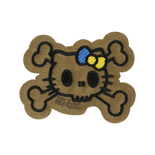 M-Tac – Kitty Contour Patch – Stickerei – Gelbe und Blaue Schleife – Coyote – 51386205