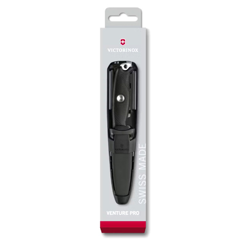 Victorinox - Feststehendes Messer Venture Pro - Sandvik 14C28N - Schwarz - 3.0903.3F