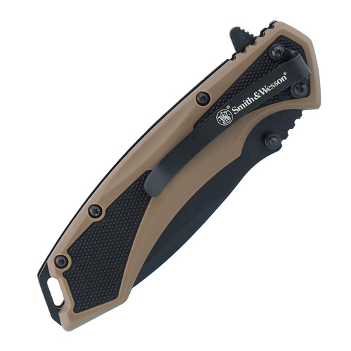 Smith&Wesson - Klappmesser Extreme Ops - Drop Point - Tan - 1209515