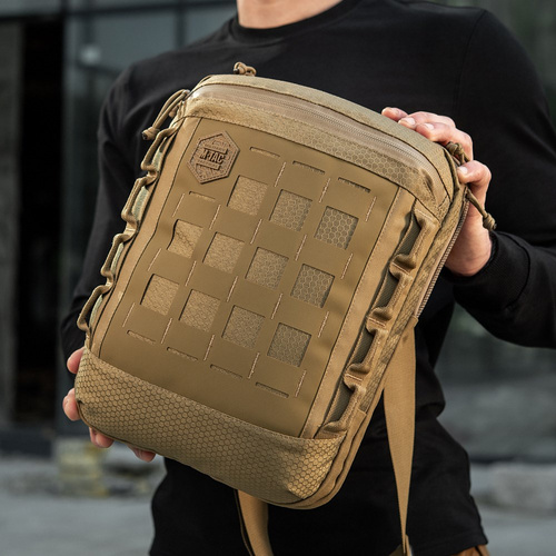 M-Tac - Laser Cut Hex Umhängetasche - Cordura - Coyote - 10241005