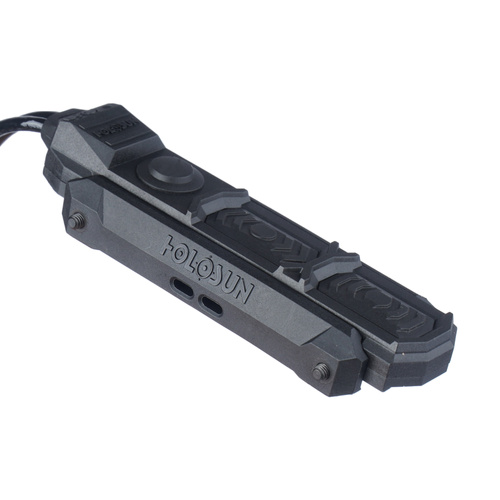 Holosun - Laserzielanzeiger Iris-4 mit Taschenlampe - Aluminium - Rot - IR - Schwarz - IRIS-RD4