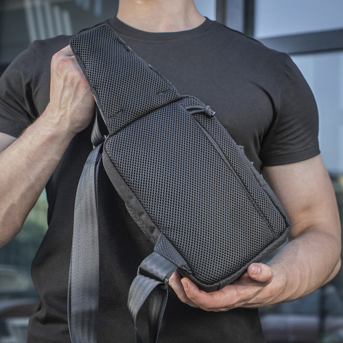 M-Tac - Elite Hex Umhängetasche mit Holster - Multicam Black - 10175208