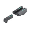 TruGlo - TFX Tritium-Faseroptik-Zielgeräte - Glock 17/19 - Niedrig - Weißer Rand - TG13GL1A