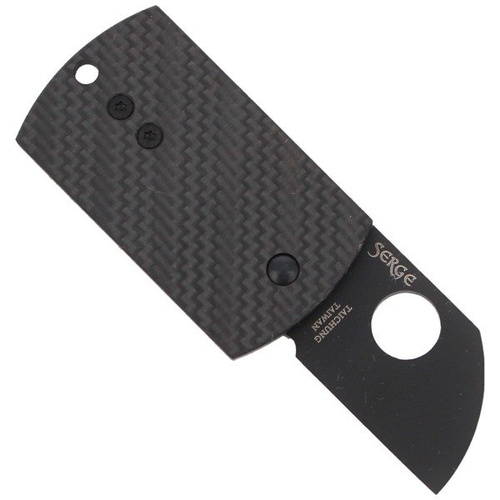 Spyderco - Dog Tag Folder CF/G-10 Laminat Schwarz Messer - C188CFBBKP