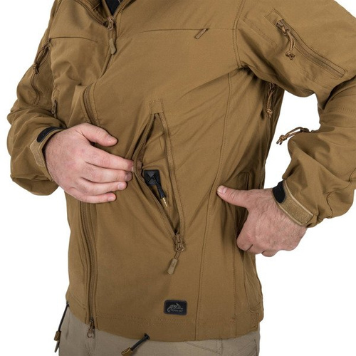 Helikon - Cougar® QSA™ + HID™ Jacke - Soft Shell Windblocker - Schatten Grau - KU-CGR-SM-35
