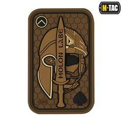 M-Tac - Moralabzeichen - Molon Labe Ace Jacquard - Coyote / PVC - 51127005