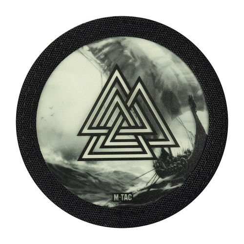 M-Tac - Patch Valknut/Drakkar - Cordura 500D - Schwarz/Fluoreszierend - 51291299