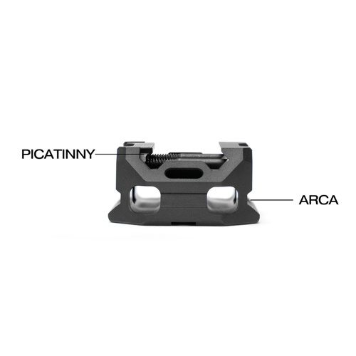 Strike Industries - Adapter für Picatinny Arca auch 1/4" und 3/8" - QD Sling - SI-ARCA-TRI-PADA-BK