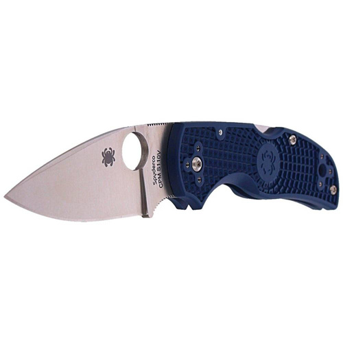 Spyderco - Klappmesser EDC Native 5 - Leaf-Shaped - FRN - CPM S110V - Dark Blue - C41DBL5