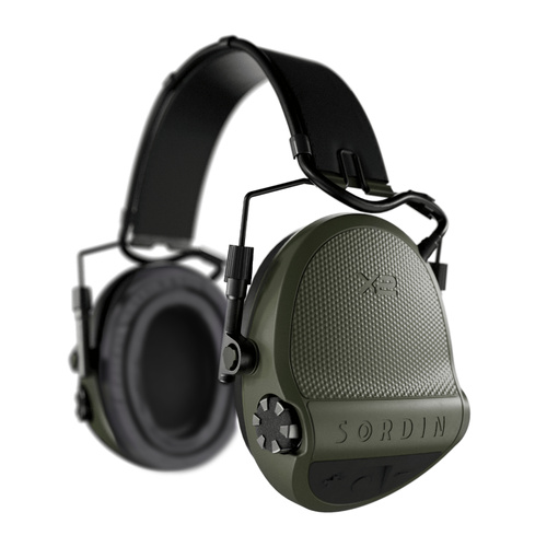 Sordin - Aktiver Gehörschützer Supreme X2 - Kopfbügel - Gel-Polster - Grün - 301006-10G