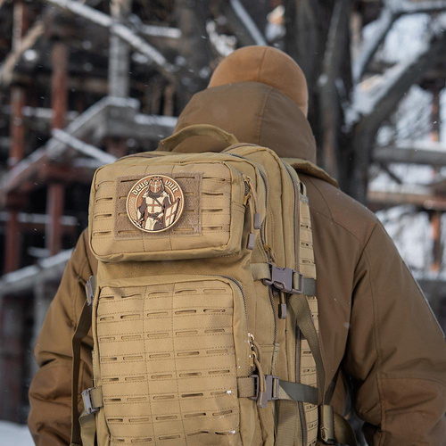 M-Tac - Deus Vult 3D PVC Aufnäher - Coyote - 51116005