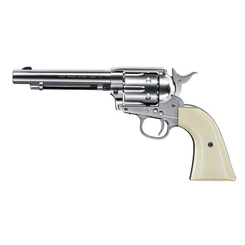 Umarex - Colt SAA .45-5.5" Luftpistole Revolver - Nickel Pearl - 4.5 mm Diabolo - 5.8322