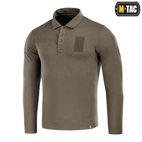 M-Tac - Taktisches Poloshirt mit langen Ärmeln - Dark Olive - 80021048