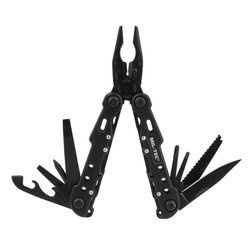 Mil-Tec - Multi Tool schwarz groß mit Etui - 15406102