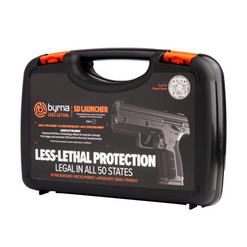 Byrna - Gummi- und Pfefferkugeln RAM Pistole Byrna SD - .68 - CO₂ - Schwarz - SK68300-BLK