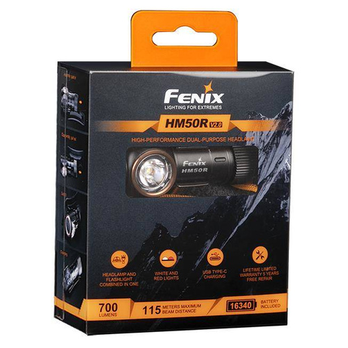 Fenix - LED-Stirnlampe HM50R V2.0 mit Akku - 700 lm - 700 mAh - HM50R V2.0