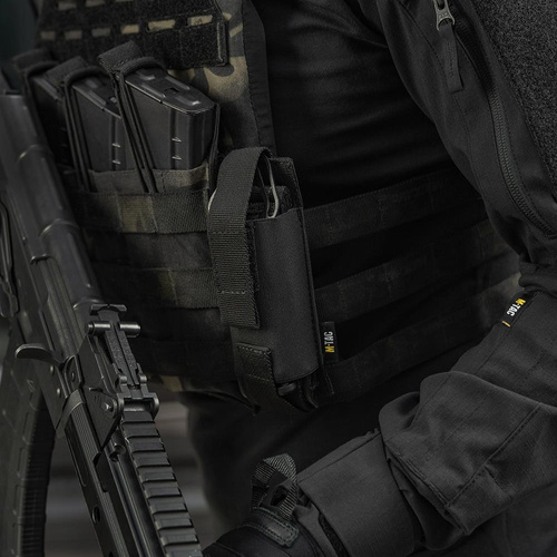 M-Tac - Gen.II Tactical Stasis Carrier mit Klettverschluss - Schwarz - 10135102.